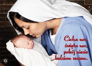 PLAKAT 00047 BN CICHA NOC,ŚWIĘTA NOC...