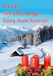 PLAKAT 00085 ADWENT - PANIE OŚWIETLAJ DROGĘ...